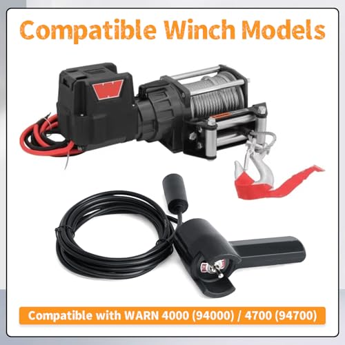 Télécommande pour treuil compatible WARN 4000 4700 résolvant les pannes de câble 80172