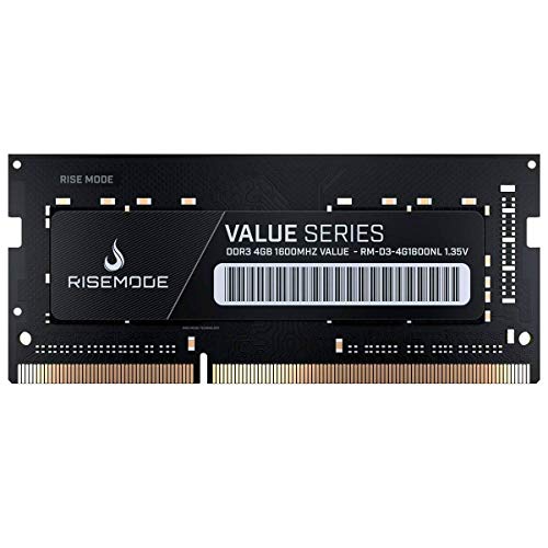 Memória RAM Rise Mode Value Series 4GB 1600MHz DDR3L para Notebook 1.35v, CL11 - RM-D3-4G1600NL