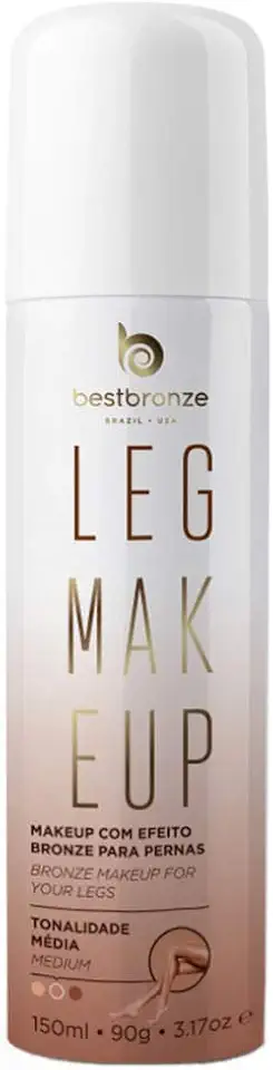 B BESTBRONZE Maquiagem Para Pernas Best Bronze - Leg Make Up Médio -150Ml