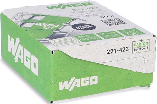 WAGO Green Range Terminal Block 3-Wire, to 4 mm² - Image 4