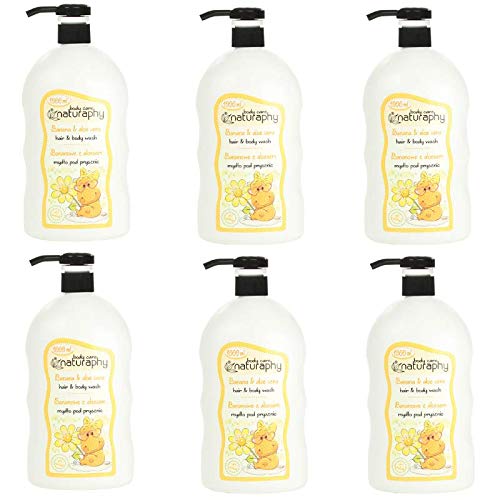 Gel lavant corps & cheveux enfant banane anti irritation pour les peaux délicates