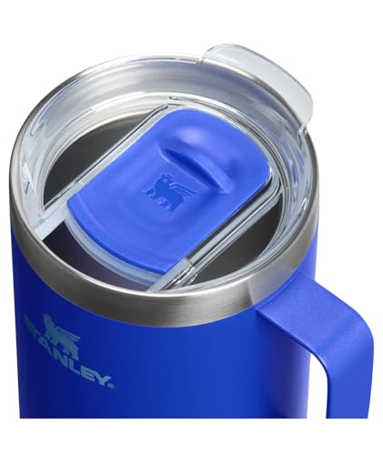 Image of STANLEY Everyday Camp Mug 24oz | Drink Through Lid | Cup for Coffee, Tea and Drinks | Insulated Stainless Steel Coffee Mug | BPA-Free | Cobalt