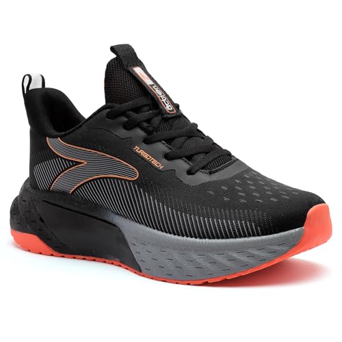 Image of Action | Athleo | TURBO-503 | Men's | Lace-Up | Running | Shoes | Trendy | Lightweight | Comfortable | Durable | Sports | Shoes