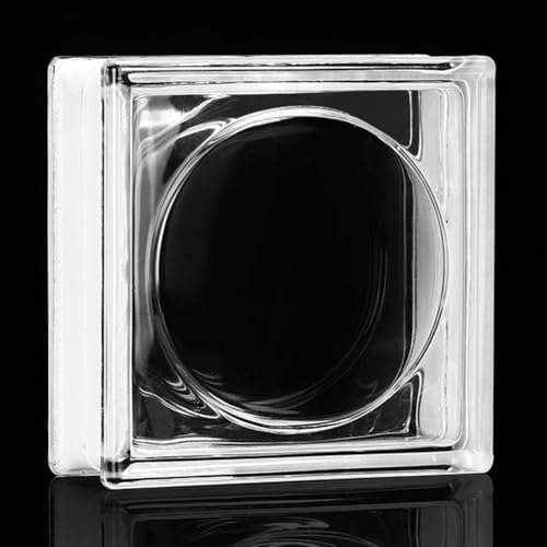 Blocs de verre translucides carrés de haute transparence pour cloisons