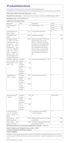 Candy RP586BWMBCB 1 - vue 8