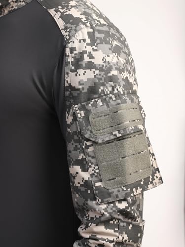 Image of MOUNTMILLER Mens Full Sleeve Ripstop Tactical Polo T-Shirt | UV Protective| Ideal for Hiking & Trekking, Outdoor