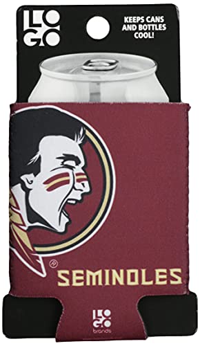 Logo Brands NCAA Florida State Seminoles Flat Coozie, One Size, Team Color
