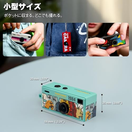 Fueiyita ミニレトロデジカメ 1080P