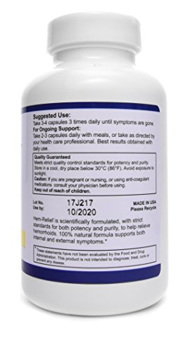 Western-Herbal-Nutrition-911-Natural-Hemorrhoid-Pills-Eases-Itching-Burning-Discomfort-Effective-Hemorrhoid-Treatment-and-Capsules-Hemorrhoid-Shrinking-Treatment-180-Veg-Cap