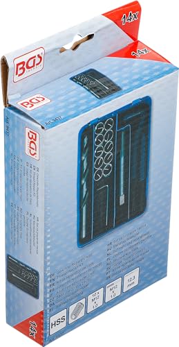 Miniatura 6 de Bgs 9437 Juego De Reparación De Roscas M12 X 1,0 Mm 14 Piezas