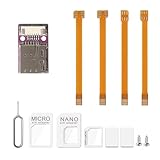 Cell Phone Nano SIM Card Extension Cable CPE SIM Card Slot Adapter FPC Cable Test Board SIM Card Holder Repair Test Board Replaceable Cable External Card Reader