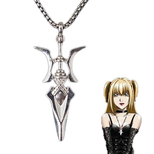 Misa Amane Cosplay Pendant Chain Necklace - Silver2