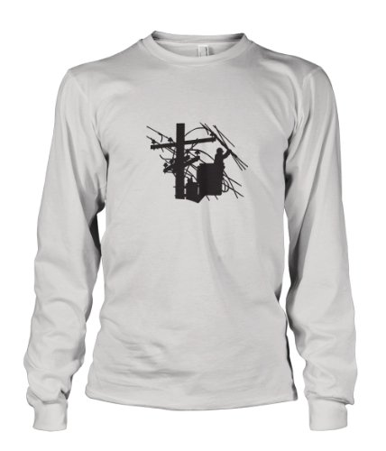 Fastasticdeal Lineman Style 3 Long Sleeve Unisex T-Shirt Tee Sports Gray L #TOP5