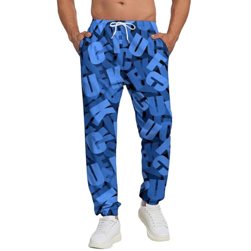 Men's Sweatpants Jogger Pants Athletic Trousers Casual Track Pants with Pockets for Men