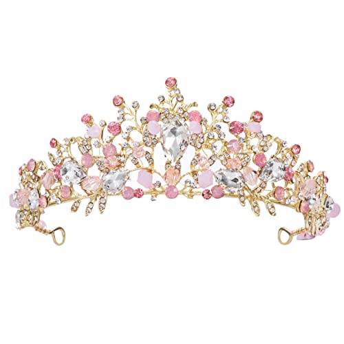 Tiara Corona de Cristal con Diamantes de Imitacin Peine para Mujer Nupcial Proms de Boda Nia Princesas Fiesta Concurso de Cumpleaos Joyera para el Cabello