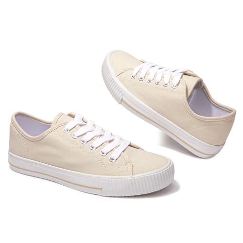 BENEKER Women's Tennis Shoes,Lightweight Canvas Sneakers, Comfortable Fashion Sneakers for Women,Ladies Walking Shoes Casual Sneakers4