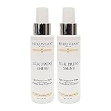 Peruvian white Silk Press Shine Enhanced with Therma-Heat Protection, 4 oz. (Pack of 2)