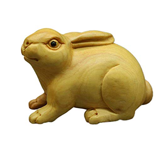 Statues du Zodiaque Chinois contre le stress du bureau, ornements Feng Shui en bois