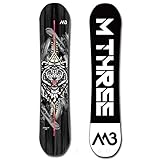 スノーボード 板 メンズ 単品 2021モデル M3 ミレニアムスリー STAGGER オールラウンド ダブルキャンバー ボード Wキャンバー グラトリ 20-21 スノボー パーク かっこいい お洒落 派手 150 【ビンディングと同時購入で取付無料】