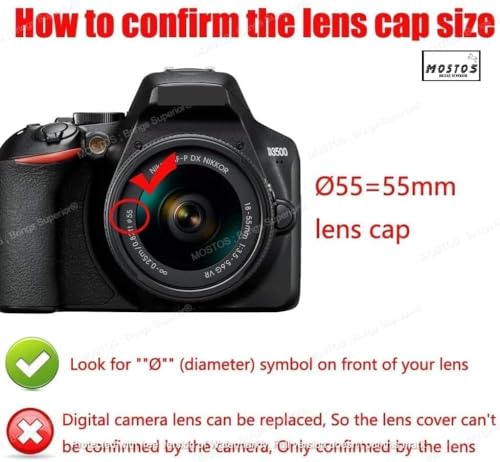 Image of MOSTOS - 55mm Hood for Sony 28-70mm F3.5-5.6 FE OSS,E 18-135mm f /3.5-5.6 OSS for Sony (Make Sure O55 is Written ON Your Lens)