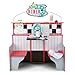 Melissa & Doug Star Diner Restaurant (Play Set & Kitchen, Wooden Diner Play Set, Two Play Spaces in One, 35" H x 23" W x 43.5" L, Great Gift for Girls and Boys - Best for 3, 4, 5 Year Olds and Up)
