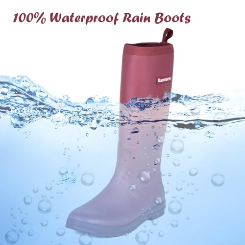 Women's Rain Boots Waterproof Rubber Women Shoes Snow Boots And Anti-slip Outdoor Muck Boots For women Garden Fishing Farm Camping2