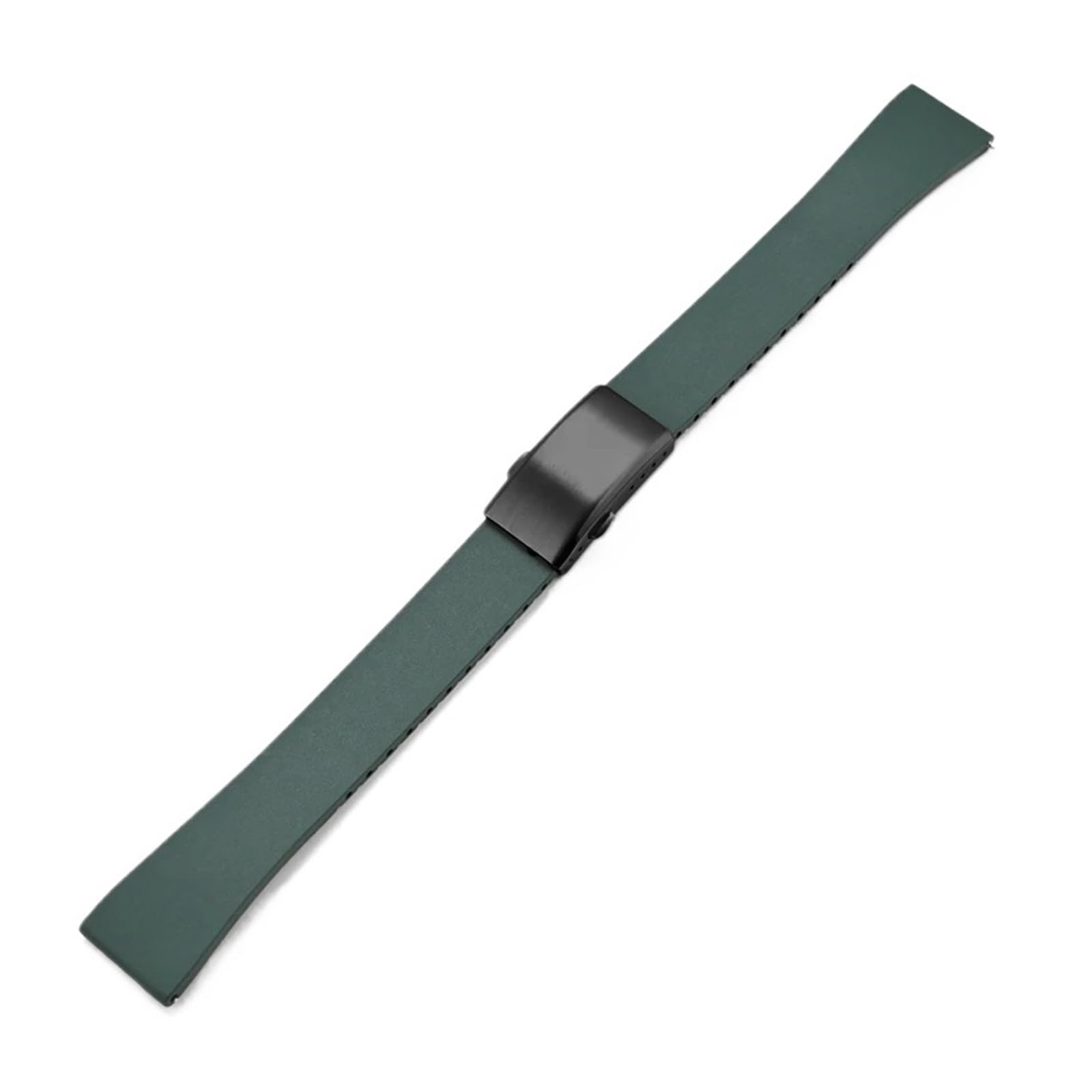 Boucle Papillon Universelle en Caoutchouc Fluorescent for Bracelet de Montre 22 mm (1 pièce)