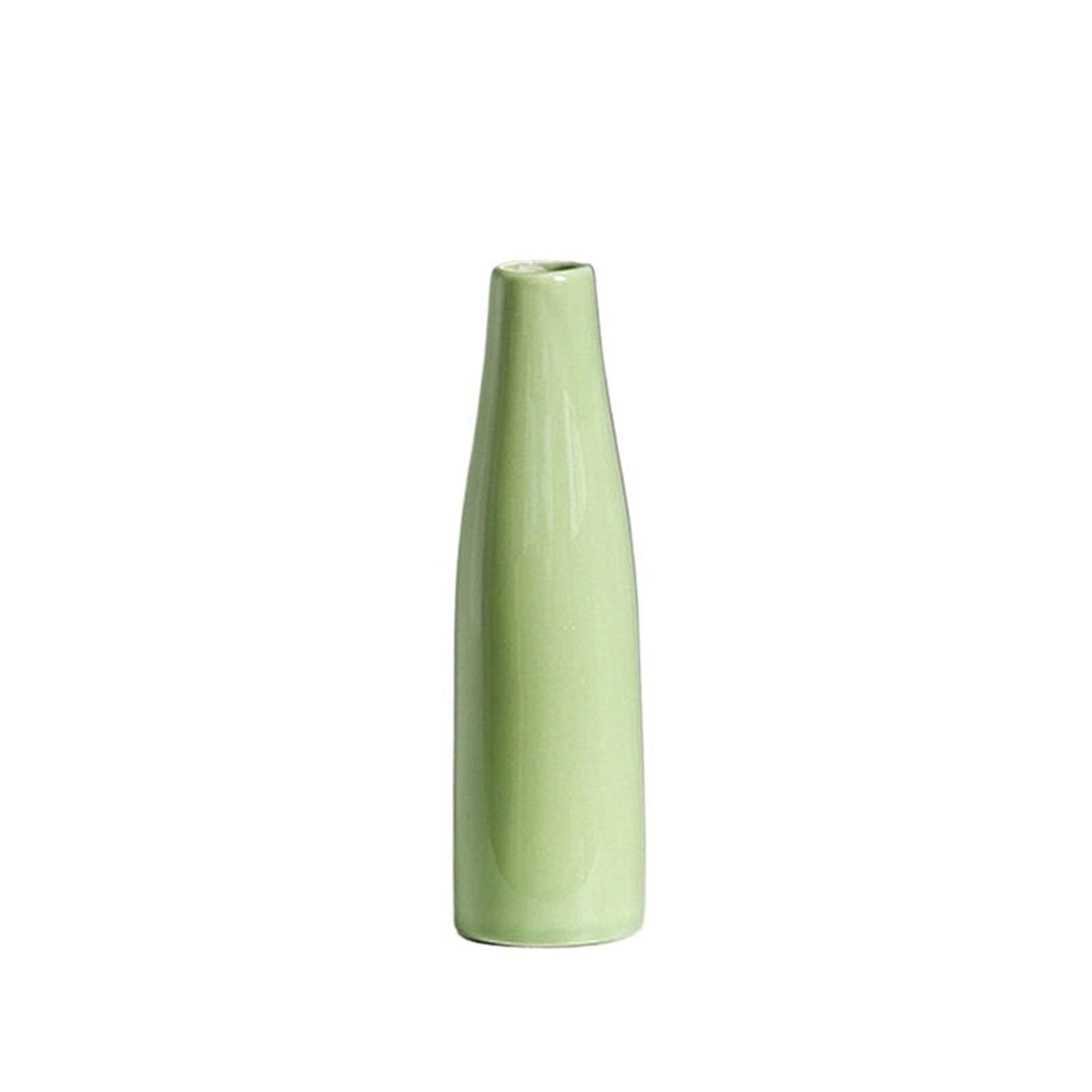Mini Vase Flower Vase Hydroponics Vases Creative Room Decor Mini Plant Bottle Pots Desktop Ornament Craft(Color-04)