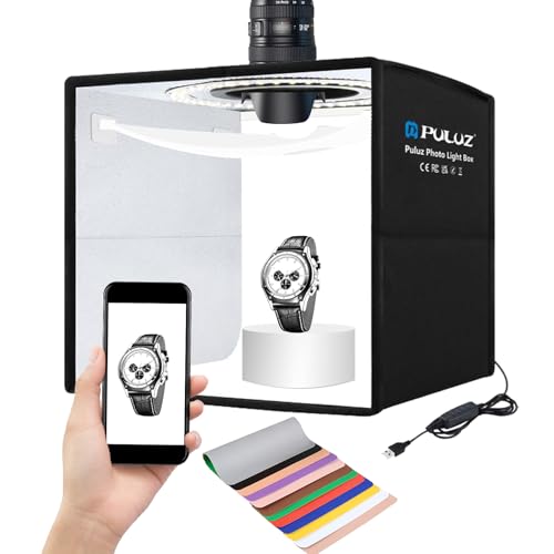 Amazon | PULUZ 25CM 撮影ボックス LEDビーズ104個 色温度5500～5800K