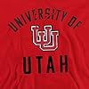 University of Utah Official One Color Utes Logo Unisex Adult Pull-Over Hoodie,Red Black, Large #1