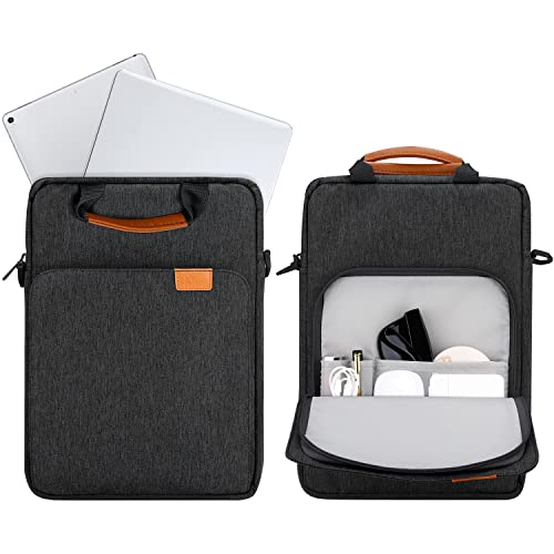 E-Tree 13 Inch Laptop Sleeve With Shoulder Strap And Handle,Computer Bag Carrying Case For 13.3 Apple Macbook Ipad,Chromebook thumb #4