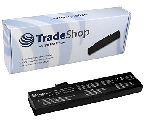 Trade-Shop - Batteria ad alte prestazioni 4400 mAh per PC portatili FUJITSU-SIEMENS Amilo A-Serie A1640, A1645, A1645G, A1667G, A7640, A7645, M-Serie M1405, M1424, M1425, M1425B, M1437, M1439, M1450, M1450G, M1451, M1451G, M6450, M6450G