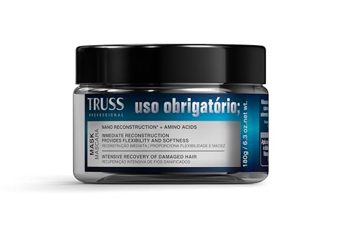 Truss Máscara Uso Obrigatório | Reparação Profunda com Nano Reconstrução e Perfume Prolongado | 180g