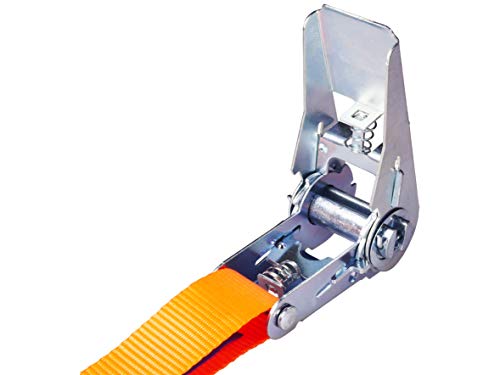 INDUSTRIE PLANET 10 Stück 800kg 4m Spanngurte mit Ratsche zweiteilig 2 teilig mit Haken Ratschengurt Zurrgurte 25mm 800… – Bild 7