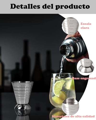 La mejor selección de Medidor de Onzas para Bar los más recomendados. 15 Imagen adicional