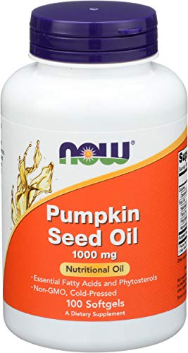 Image of Now Pumpkin Seed Oil 1000 mg 100 softgels