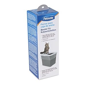 Petmate TOP ENTRY LITTER PAN LINERS Dark Grey 8 Count (Pack of 1) Petmate TOP ENTRY LITTER PAN LINERS Dark Grey 8 Count Pack of 1