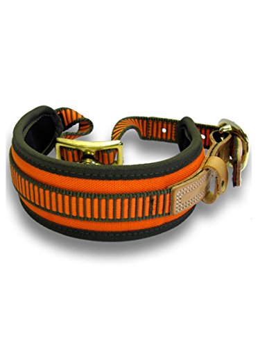 Niggeloh Hundehalsband Schweißhalsung, orange-oliv, XS, 011100020