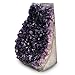 EMPORION Large Natural Amethyst (5 lb to 6.5 lb) Crystal Clusters Stone from Uruguay Raw Geode Quartz - Deep Purple Color