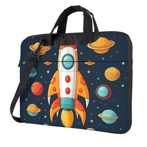 Maletín portátil Rocket Clipart para hombre y mujer 13 pulg miniatura 1