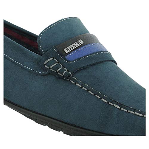 Moccasin Ferracini Riviera Azul Marinho 38
