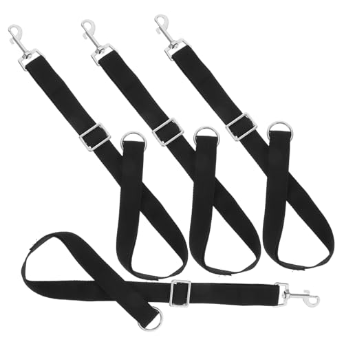 Abaodam Adjustable Water Bucket Straps for Horses 4pcs Nylon Material Stable Hanging Ropes Horse Barn Feed Buckets