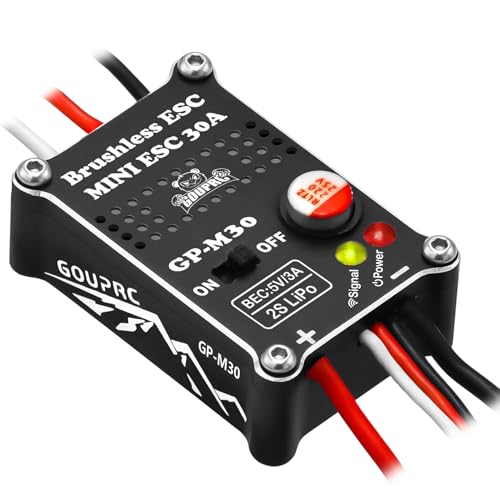 ESC sin escobillas GOUPRC 30A con luces dobles repuesto coche RC