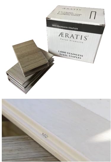 Stainless Steel Flooring Staples Box of 1000