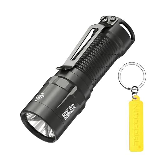 Nitecore MT1C Pro - Torcia compatta ricaricabile, 1000 lumen, colore: Nero