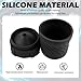 Car Silicone Ashtray,Drop-Proof & Non-Breakable Smokeless Car Ashtrays for Cup Holder Smell Proof with Separate Design,Portable Cars Ashtrays with Lid as Cars Trash Can (Black)