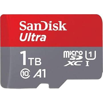 SanDisk Cartão de memória ultra microSDXC UHS-I de 1 TB com adaptador - até 150 MB/s, C10, U1, Full HD, A1, cartão MicroSD - SDSQUAC-1T00-GN6MA [Nova versão]