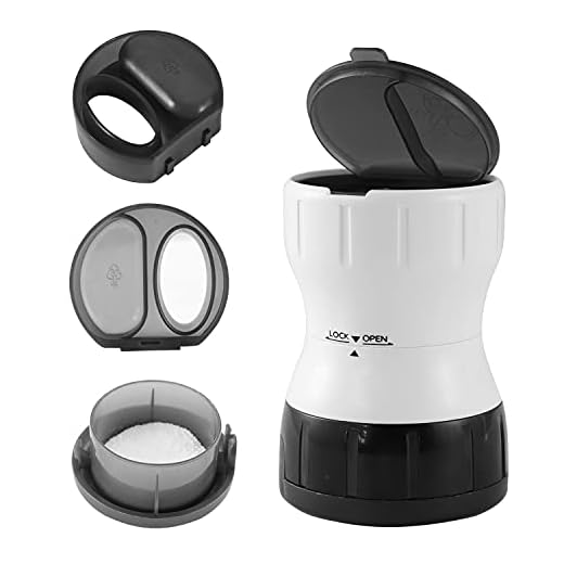 KIRIYUUKI Pill Grinder with Pill Box Container,Med and Vitamin Tablet Crush,Pill Crusher for Fine Powder