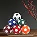 ROYALEAD 6 Pcs Foosballs Table Games Replacement Official Tabletop Game Table Soccer Football Machine Parts