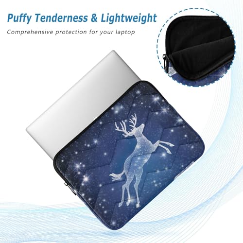Funda para portátil 13-14 pulgadas impermeable azul con reno miniatura 5